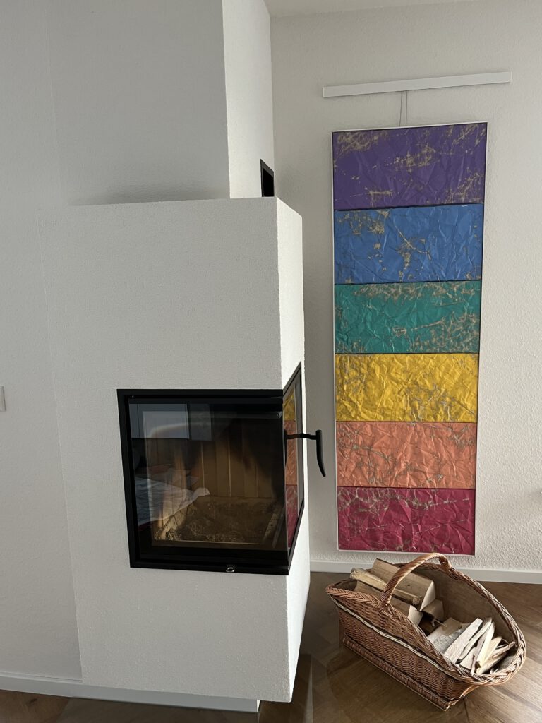 Moderne Kunst für zu Hause, Büros, Arztpraxen und Kanzleien: Regenbogen, 180cmx60cm