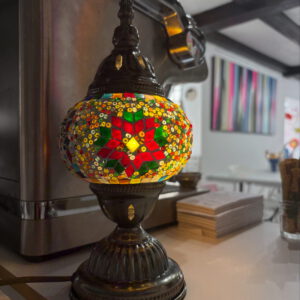DIY-Mosaiklampenset BUNT (warmes Licht)
