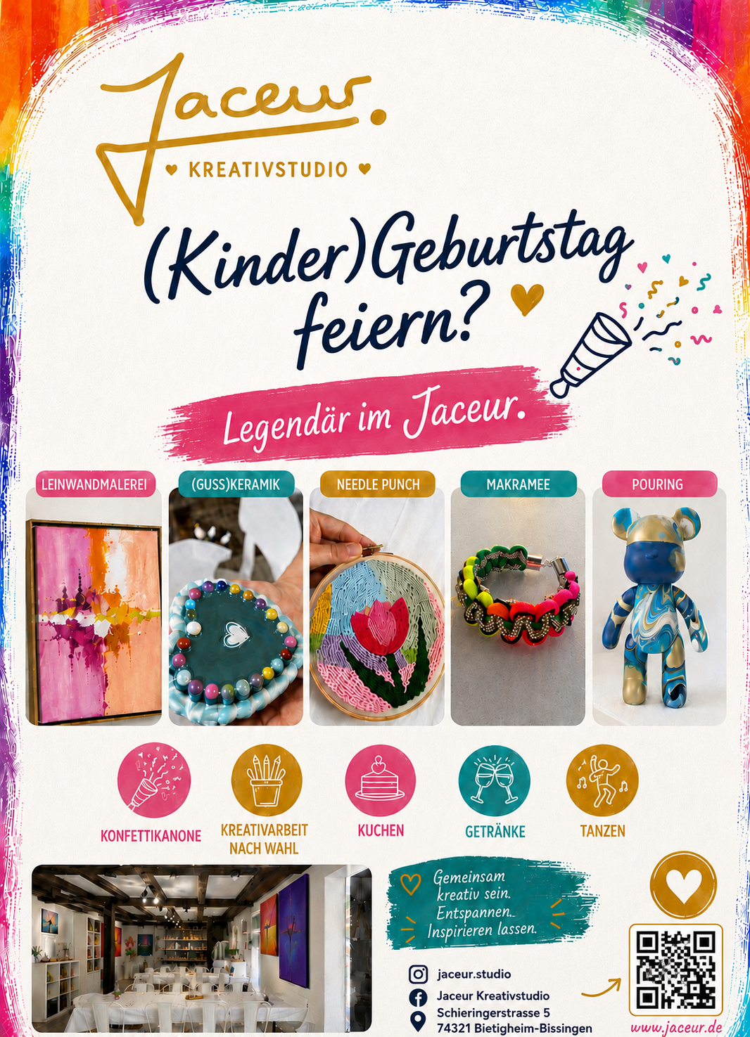 Kreativkindergeburtstag Stuttgart, Kreativkindergeburtstag Heilbronn, Kreativkindergeburtstag Ludwigsburg