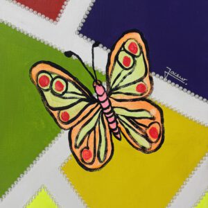 DIY-Leinwandmalerei Tapetechnik SCHMETTERLING SET
