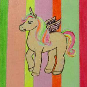 DIY-Leinwandmalerei Tapetechnik EINHORN SET